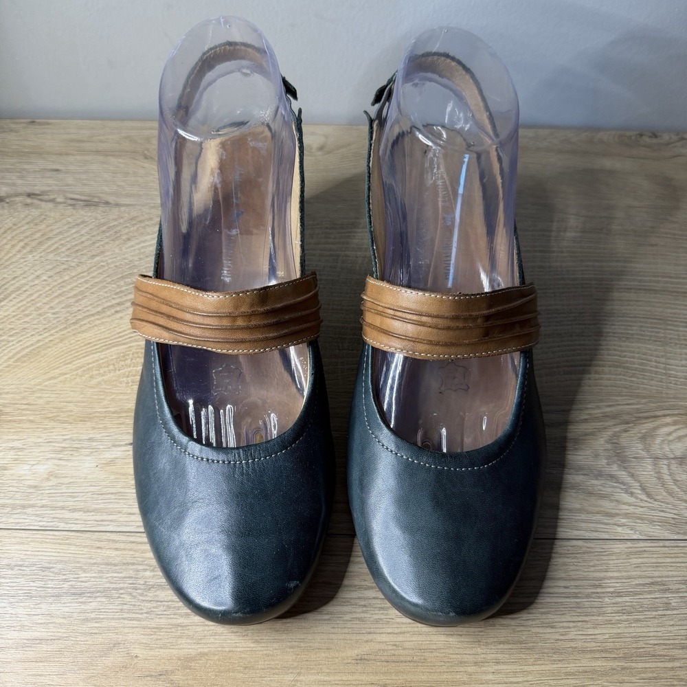 Remonte Dorndorf Shoes Slingback‎ Sandal Teal Blue Brown Womens Size 8 US 39 EU